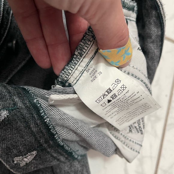 Ganni Figni high-rise straight-leg jeans size 26 - Picture 8 of 9